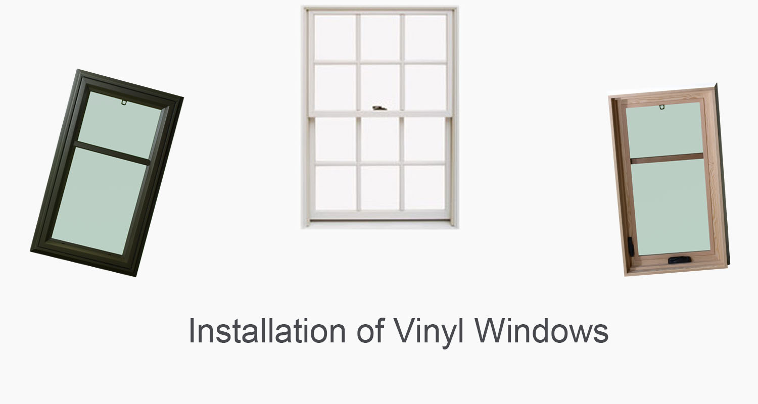 How do you clean vinyl windows?